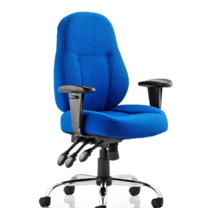 Thunder High Back Task Operator Office Chair with Arms - Image 3
