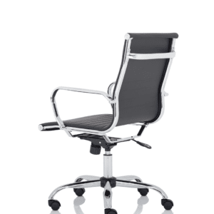 Orleans Black Leather Executive Office Chair with Arms - Image 5