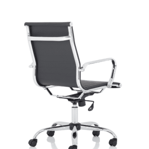 Orleans Black Leather Executive Office Chair with Arms - Image 7