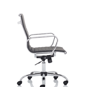 Orleans Black Leather Executive Office Chair with Arms - Image 8