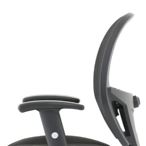 Boulder High Mesh Back Black Task Operator Office Chair with Arms - Image 18