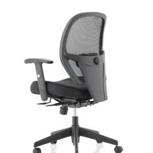Boulder High Mesh Back Black Task Operator Office Chair with Arms - Image 12