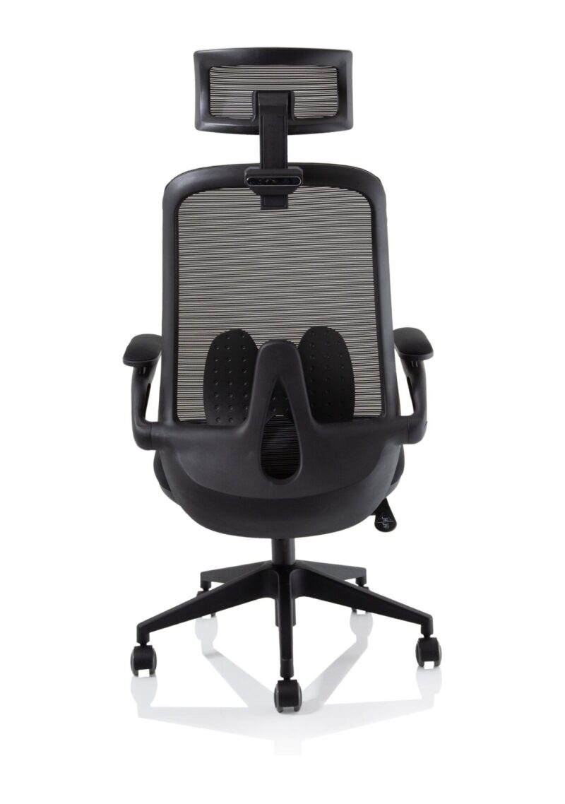 Alpha Executive Mesh Chair With Folding Arms - Image 7