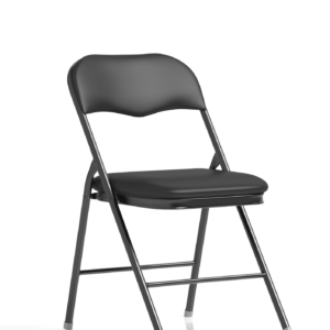 OE - Capri Black Polyurethane Folding Chair