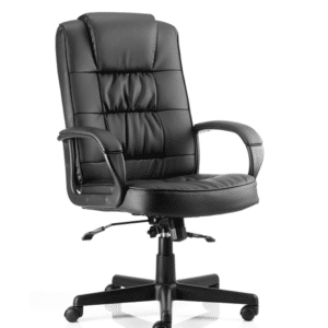 Brook High Back Black Executive Office Chair with Arms - Image 2