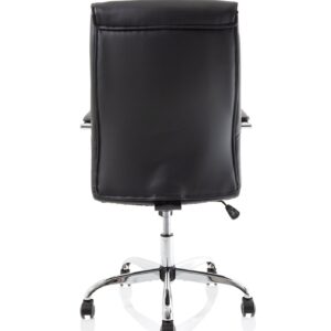 Logan High Back Black Leather Executive Office Chair with Arms - Image 6