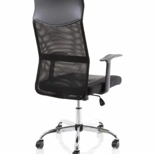 LiteX High Mesh Back Black Executive Office Chair with Arms - Image 7