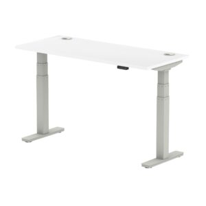 Breeze Height Adjustable Slimline Desk With Cable Ports - Image 35