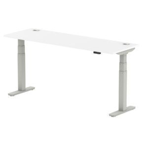 Breeze Height Adjustable Slimline Desk With Cable Ports - Image 71