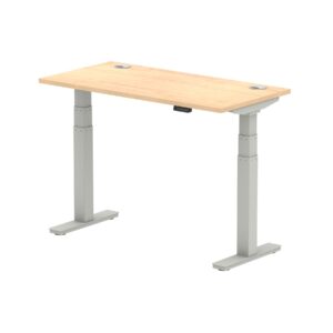 Breeze Height Adjustable Slimline Desk With Cable Ports - Image 8