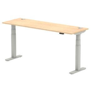 Breeze Height Adjustable Slimline Desk With Cable Ports - Image 62