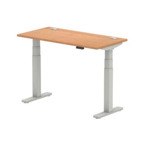 Breeze Height Adjustable Slimline Desk With Cable Ports - Image 11