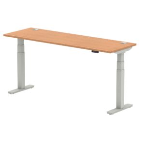 Breeze Height Adjustable Slimline Desk With Cable Ports - Image 65