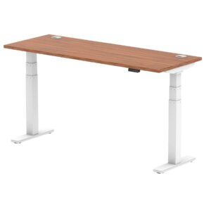 Breeze Height Adjustable Slimline Desk With Cable Ports - Image 51