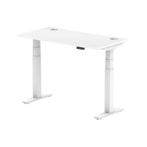 Breeze Height Adjustable Slimline Desk With Cable Ports - Image 18