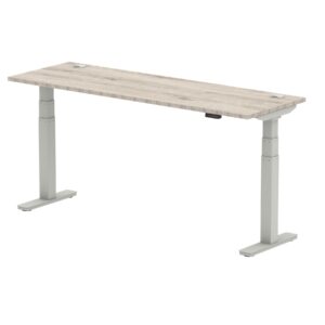 Breeze Height Adjustable Slimline Desk With Cable Ports - Image 59