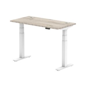 Breeze Height Adjustable Slimline Desk With Cable Ports - Image 6