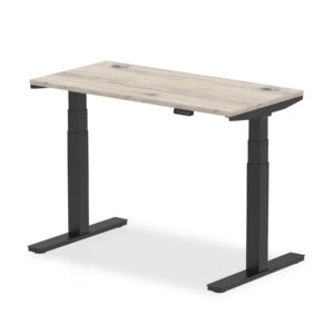 Breeze Height Adjustable Slimline Desk With Cable Ports - Image 4