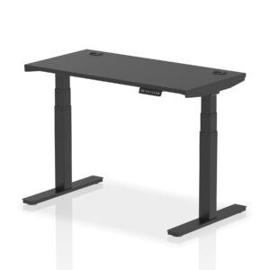 Breeze Height Adjustable Slimline Desk With Cable Ports - Image 73