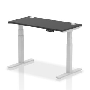Breeze Height Adjustable Slimline Desk With Cable Ports - Image 74