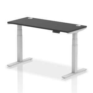 Breeze Height Adjustable Slimline Desk With Cable Ports - Image 77