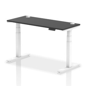 Breeze Height Adjustable Slimline Desk With Cable Ports - Image 78