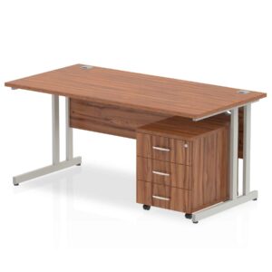 OE - Surge 1400mm Cantilever Straight Desk With Mobile Pedestal - Image 22