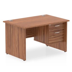 OE - Surge 1200mm Panel End Straight Desk With Single Fixed Pedestal - Image 5