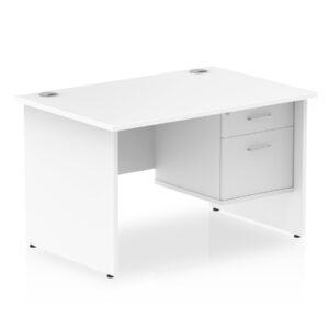 OE - Surge 1200mm Panel End Straight Desk With Single Fixed Pedestal - Image 7
