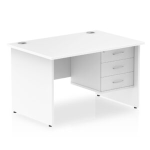 OE - Surge 1200mm Panel End Straight Desk With Single Fixed Pedestal - Image 8