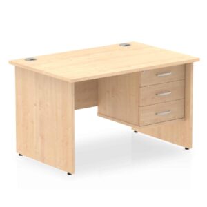 OE - Surge 1200mm Panel End Straight Desk With Single Fixed Pedestal - Image 10