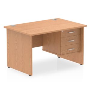 OE - Surge 1200mm Panel End Straight Desk With Single Fixed Pedestal - Image 12