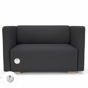 Aspen 130cm Wide Sofa in Warwick Dolly Fabric with Socket - Image 11