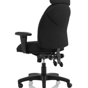 RapidX High Back Black Fabric Task Operator Office Chair - Image 5