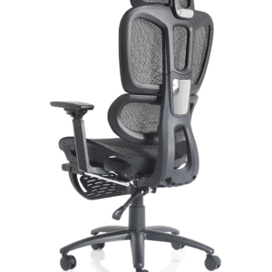 Vista Executive Mesh Chair With Height Adjustable Arms and Footrest - Image 6
