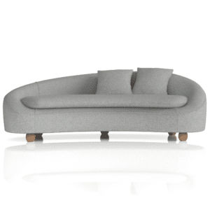 Ivy 3 Seater Curved Sofa - Image 2