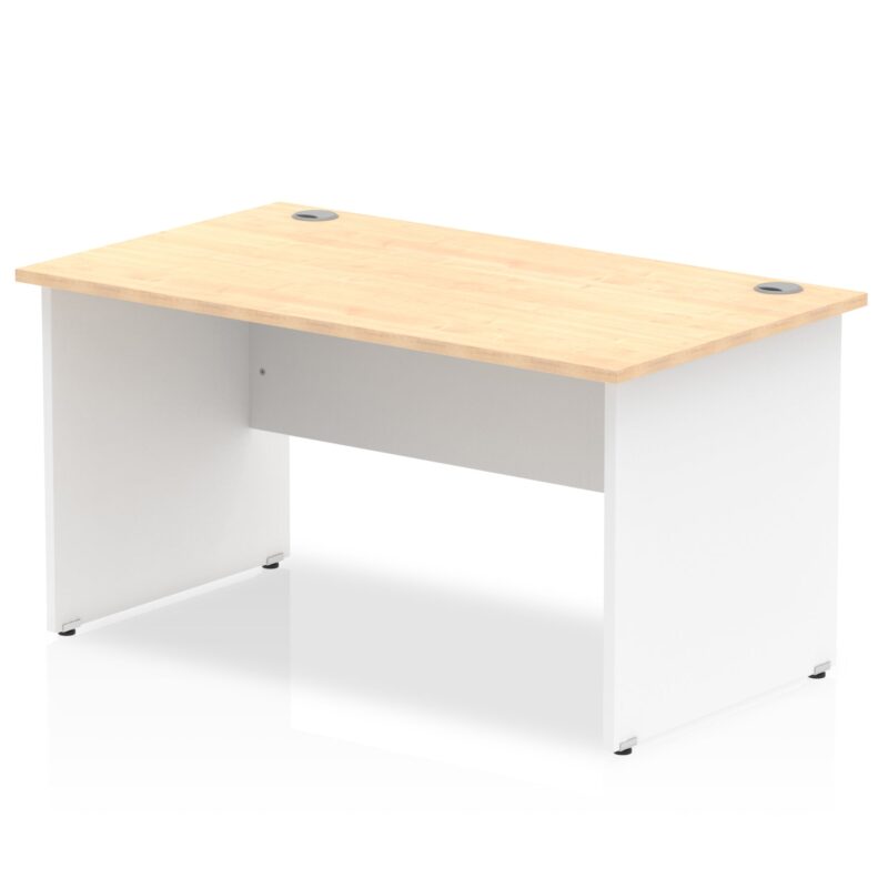 OE - Surge 1400mm Straight Desk Panel End Leg Two Tone - Image 4