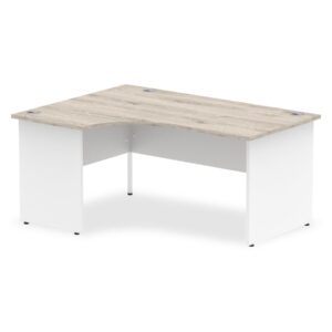OE - Surge 1600mm Left Crescent Desk Panel End Leg Two Tone - Image 5