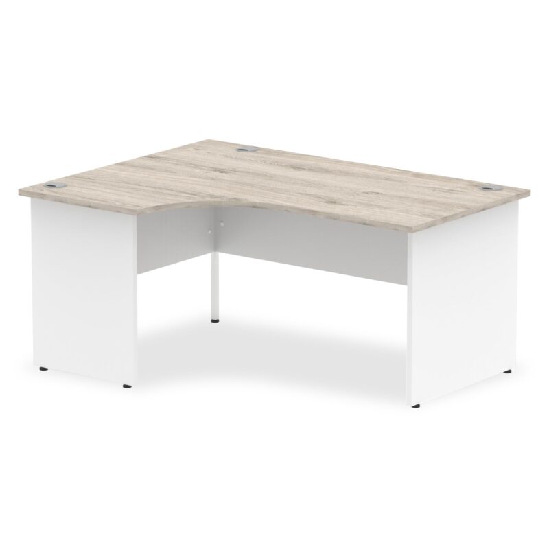 OE - Surge 1600mm Left Crescent Desk Panel End Leg Two Tone - Image 5