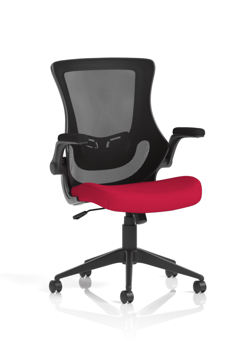 GalaxyX Black Mesh Back Chair - Image 9