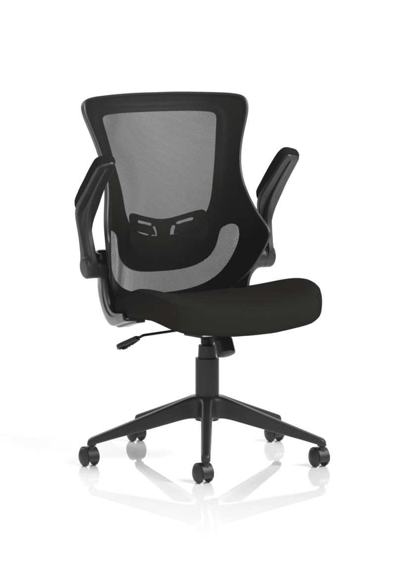 GalaxyX Black Mesh Back Chair - Image 2