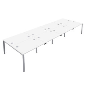 CB Bench with Cable Ports: 8 Person
