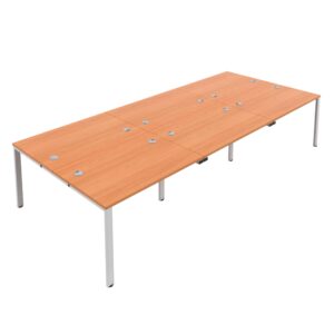 CB Bench with Cable Ports: 6 Person