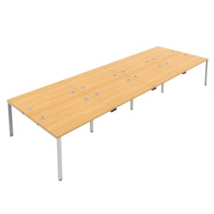 CB Bench with Cable Ports: 8 Person