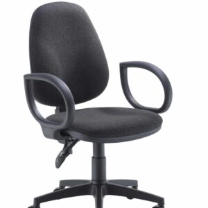 Concept High-Back Chair With Fixed Arms