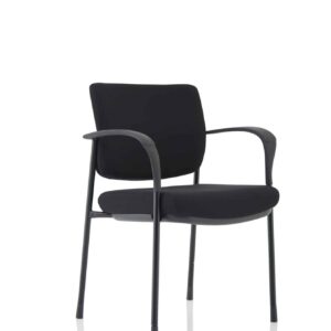 Cambridge Deluxe Medium Back Stacking Visitor Office Chair with Arms