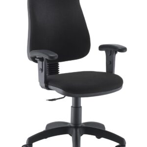 Calypso 2 Single Lever Office Chair with Fixed Back and Adjustable Arms