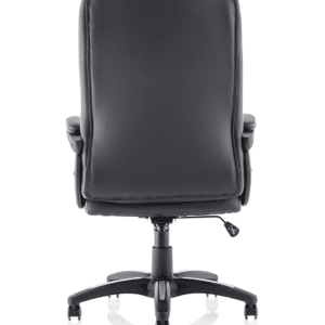 Fargo High Back Black Leather Executive Office Chair with Arms - Image 6