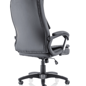 Fargo High Back Black Leather Executive Office Chair with Arms - Image 7