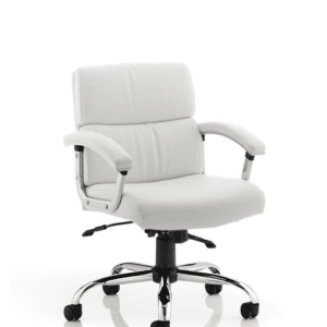 Ambition Medium Back Leather Executive Office Chair with Arms